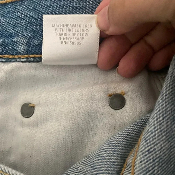 CARMAR Denim Distressed Mini Skirt - Picture 8 of 8